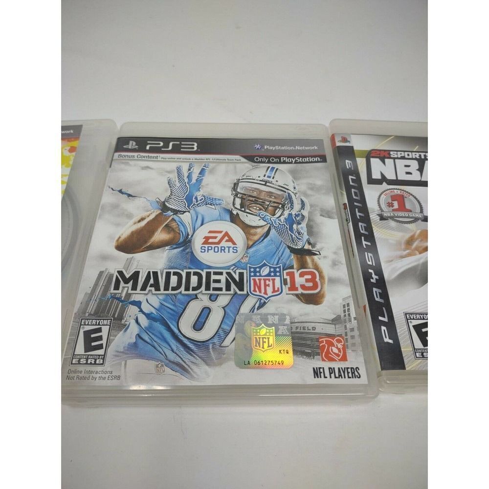 PS3 Sport Games Lot of 5 Madden 12/13, NBA 2K10, Motorstorm, MLB 09 The Show - Picture 3 of 6